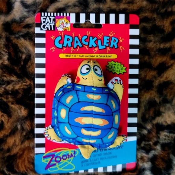 Fat Cat Crackler Cat Toy Various styles  w Catnip.. New! - Picture 1 of 3